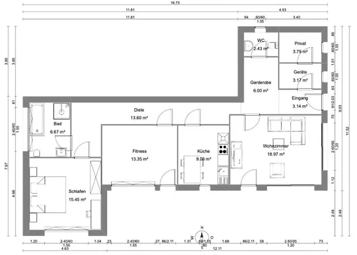 Apartman Fewo Auszeit Am Allenberg, 82 Qm Onstmettingen